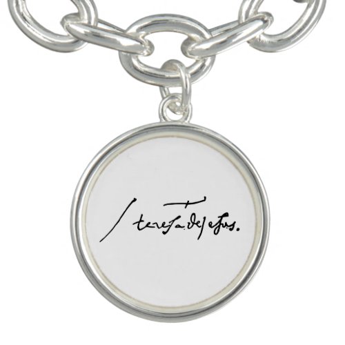 Signature by St Theresa of Avila Heilige Theresa Bracelet