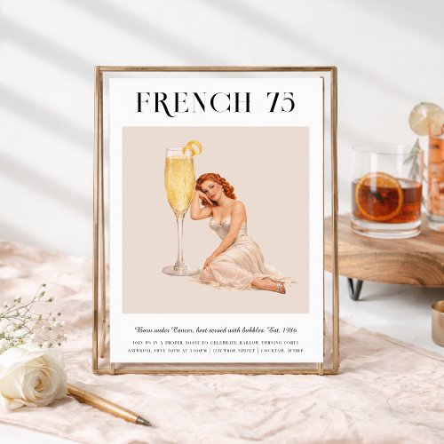 Signature Cocktail | Cancer Zodiac Birthday
