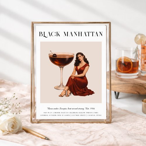 Signature Cocktail | Scorpio Zodiac Birthday