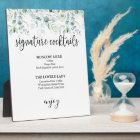 Signature Cocktails Sign - Eucalyptus