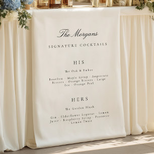 Signature Cocktails Wedding Sign