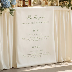 Signature Cocktails Wedding Sign