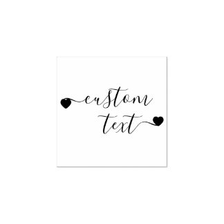 Signature Custom Text Rubber Stamp