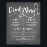 Signature Drink Menu | Wedding Decor<br><div class="desc">Chalkboard Signature Drink Menu great for weddings and engagement parties. "Drink Menu" is hand lettered.</div>