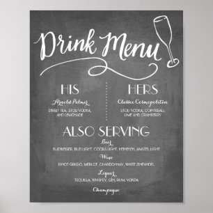 Signature Drink Menu   Wedding Decor