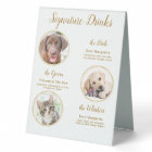 Signature Drinks Elegant Gold Pet Wedding 3 Photos
