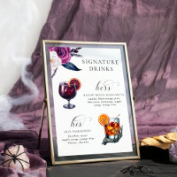 Signature Drinks Purple & Black 'Til Death