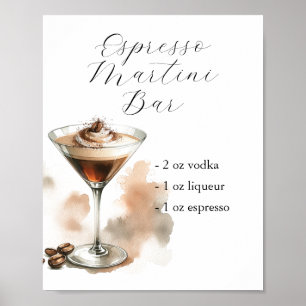 Signature Drinks Signs Espresso Martini