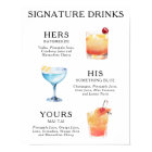 Signature Drinks Wedding Cocktail