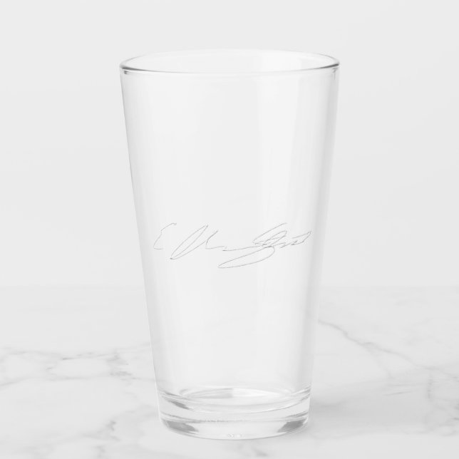 Signature Glass Cup (Front)