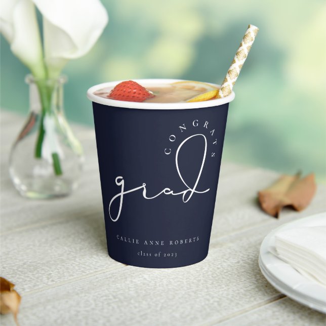 Signature Grad Script Paper Cups (Insitu)