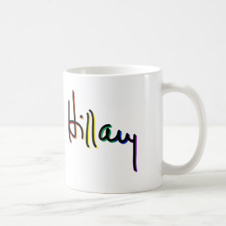 Signature Hillary Clinton Pride Rainbow - LGBT Pol Coffee Mug