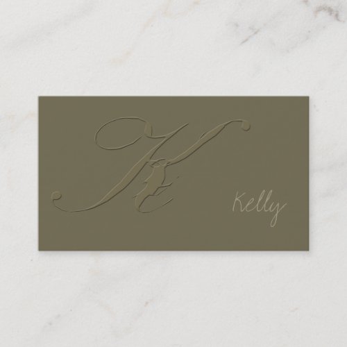 Signature K Business Card
