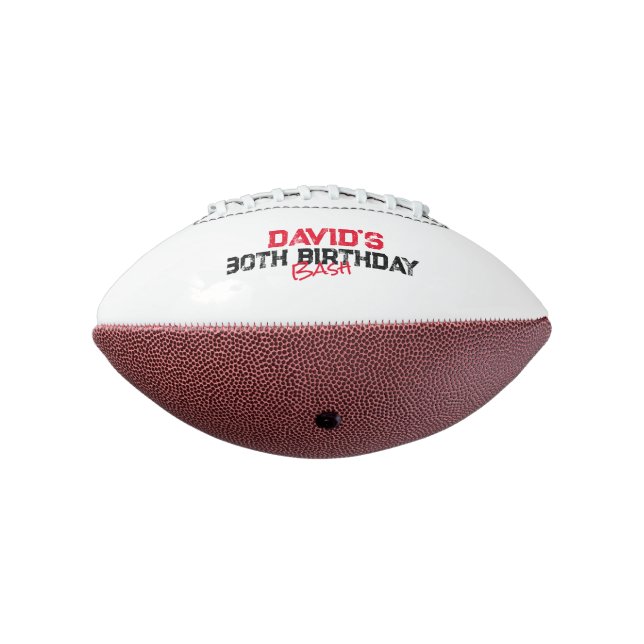 Signature Keepsake Birthday Football (Rotated 270)