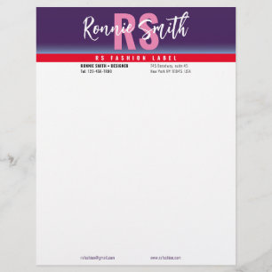 Signature Letterhead