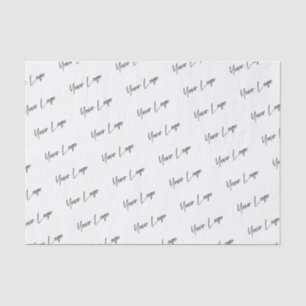 Signature Logo Business Template Tissue Paper