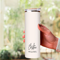 Signature Monogram Handwritten Script Blush pink