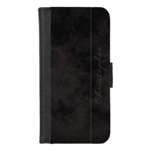 Signature Mottled Earthy Brown Dashing iPhone 8/7 Wallet Case