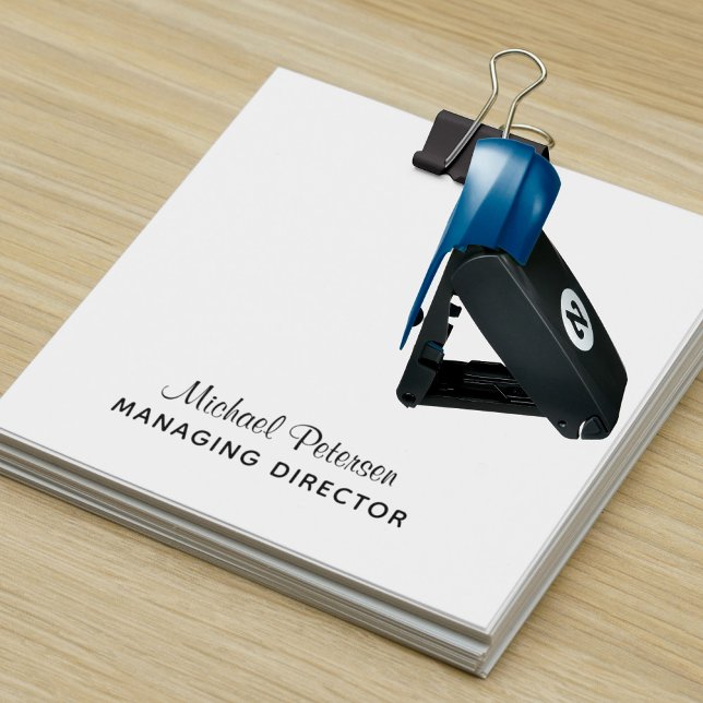 Signature name title personalized pocket stamp (Creator Uploaded)