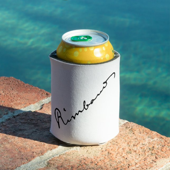 Signature of Arthur Rimbaud Can Cooler (In Situ Pool)