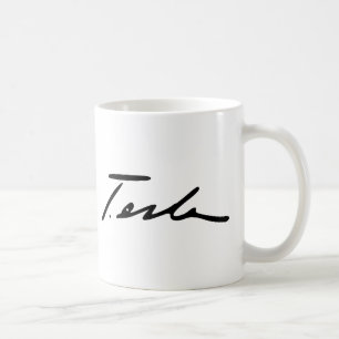 Signature of Electricity Genius Nikola Tesla Coffee Mug