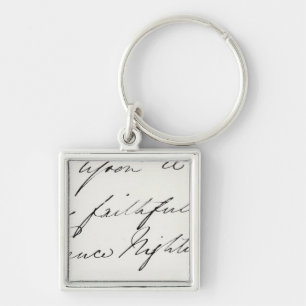 Signature of Florence Nightingale Keychain