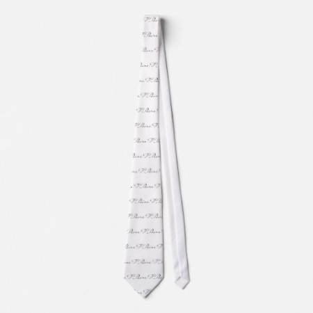 Signature Of Founding Father Thomas Paine Neck Tie