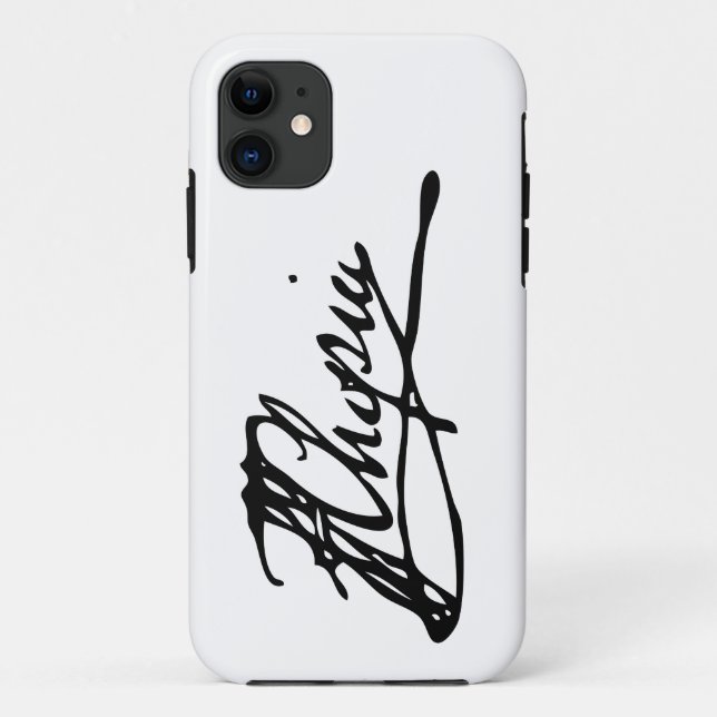 Signature of Frédéric Chopin Case-Mate iPhone Case (Back)