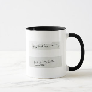 Signature of George Bernard Shaw Mug