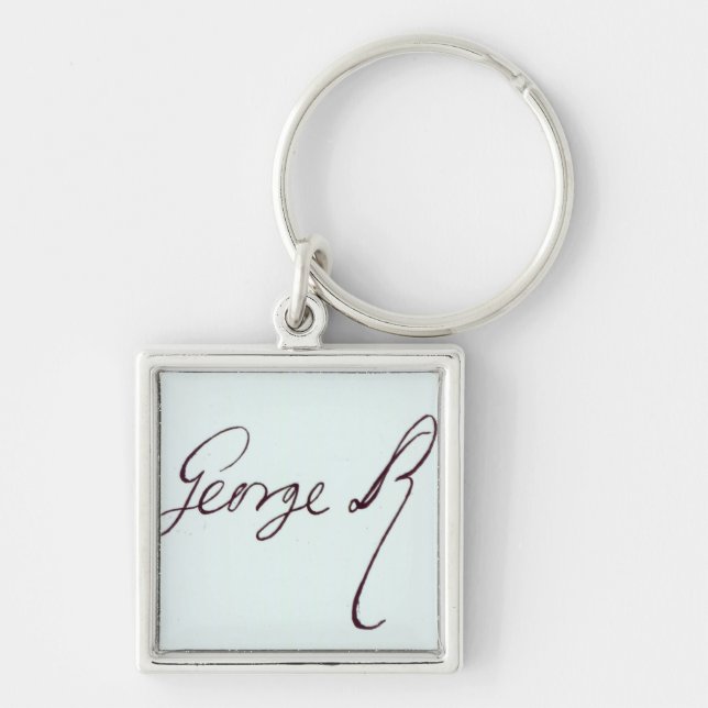 Signature of George II Keychain (Front)