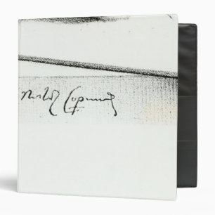 Signature of Nicolaus Copernicus 3 Ring Binder