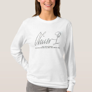 Signature of Oliver Cromwell  Lord Protector T-Shirt