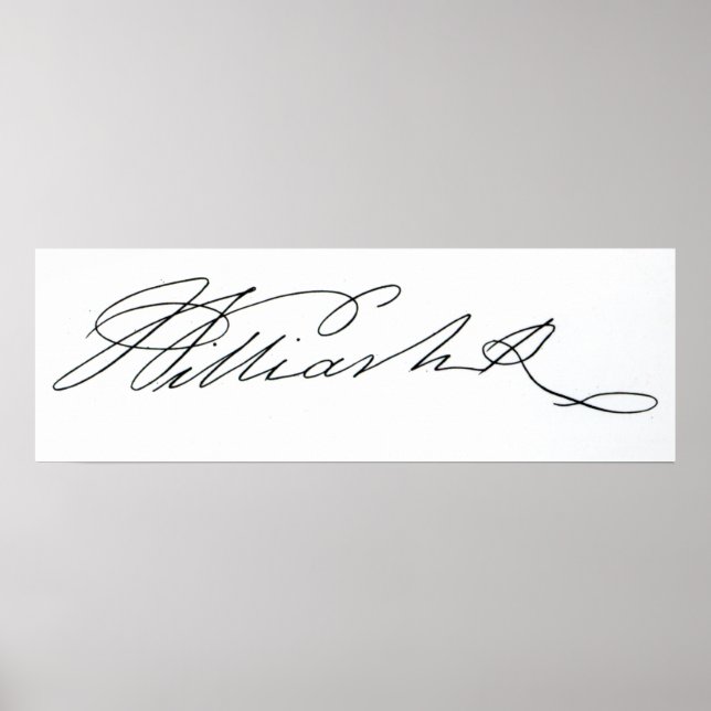 Signature of William IV, 1831 Poster (Front)