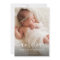 Signature Photo Birth Announcement Postcard