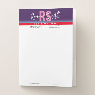Signature Pocket Folder