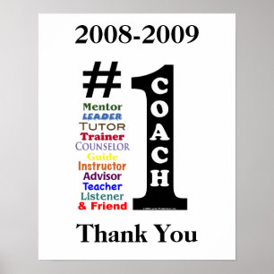 Signature Poster for #1 Coach