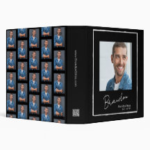 Signature QR Code Model Talent Portfolio Binder