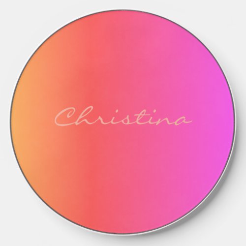 Signature Rainbow Sunset Ombr Wireless Charger