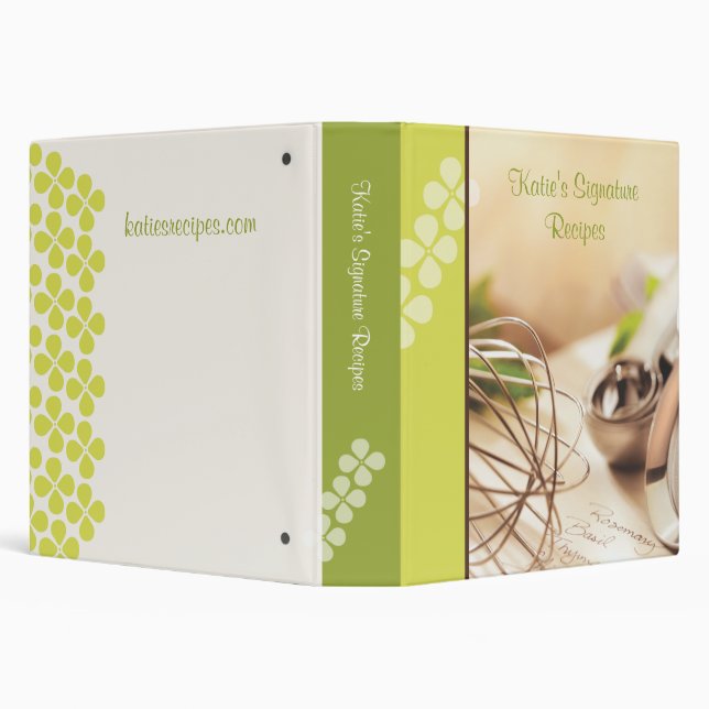 Signature Recipes Binder (Background)