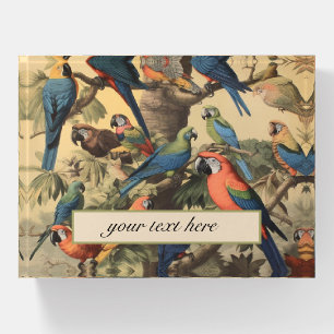 Signature Scholar Parrot Canopy Vintage Botanical Paperweight