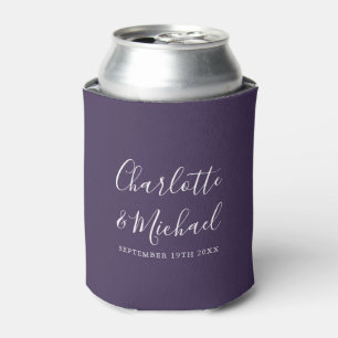 Signature Script Purple Wedding Can Cooler