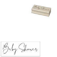 Custom Name Oh Baby! Announcement Craft Stamp - Simply Stamps