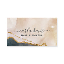Signature Script Watercolor Pink Black Gold Marble Business Card Signature Script Watercolor Pink Black Gold Marble Business Card