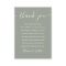 Signature Script Wedding Sage Thank You