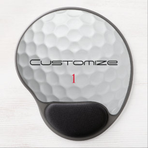 Signature Series 1 Personalized Golf Ball Gifts Gel Mouse Pad
