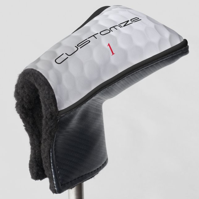 Signature Series 1 Personalized Golf Ball Gifts Golf Head Cover (3/4 Front)