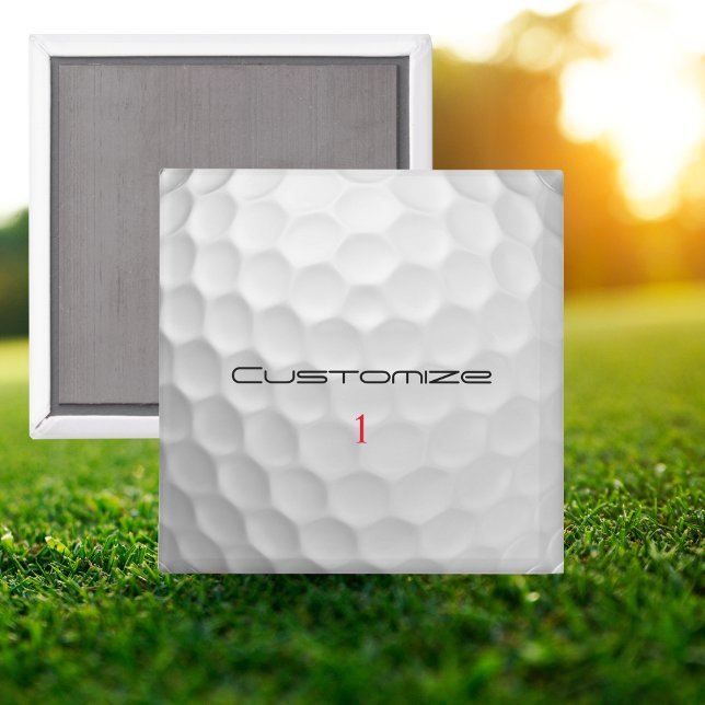 Signature Series 1 Personalized Golf Ball Gifts Magnet (Creator Uploaded)
