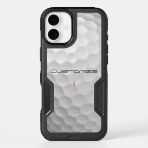 Signature Series 1 Personalized Golf Ball Gifts iPhone 16 Plus Case