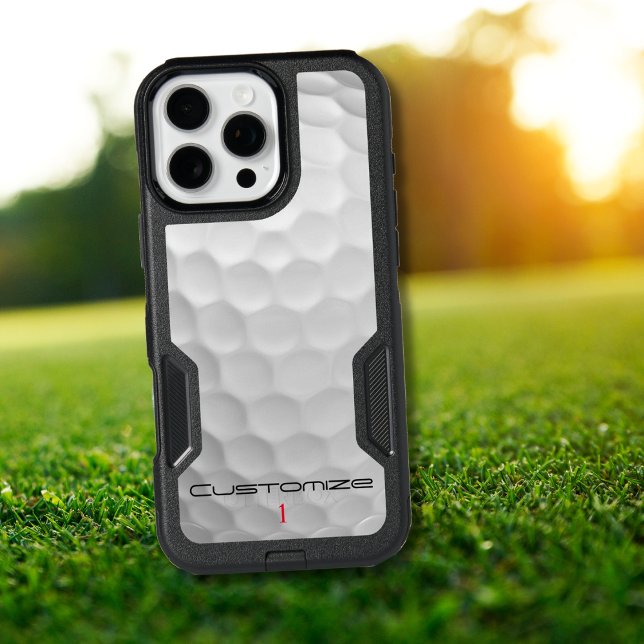 Signature Series 1 Personalized Golf Ball Gifts Otterbox iPhone Case (Creator Uploaded)