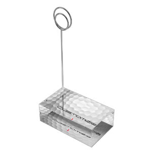 Signature Series 1 Personalized Golf Ball Gifts Place Card Holder